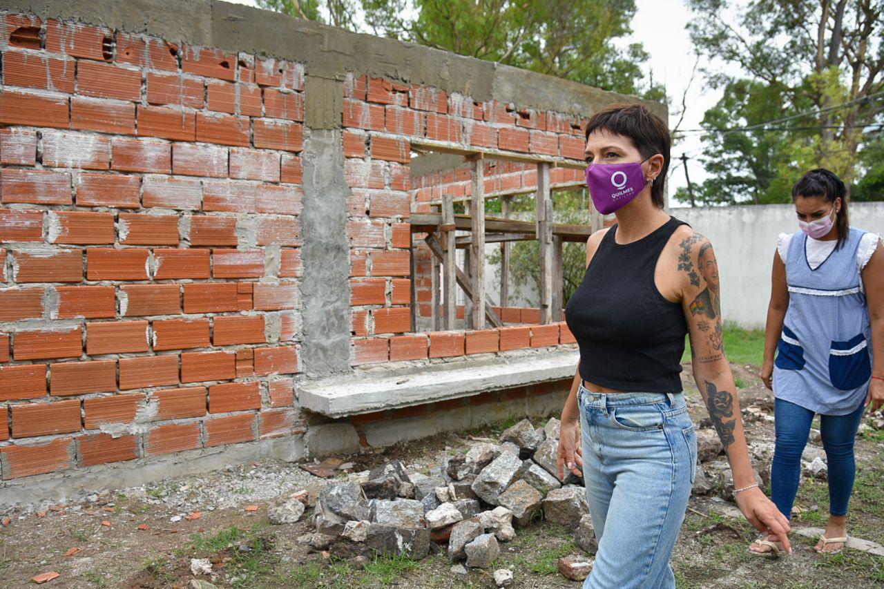 MAYRA RECORRIÓ OBRA DE AMPLIACIÓN JARDÍN 925 1