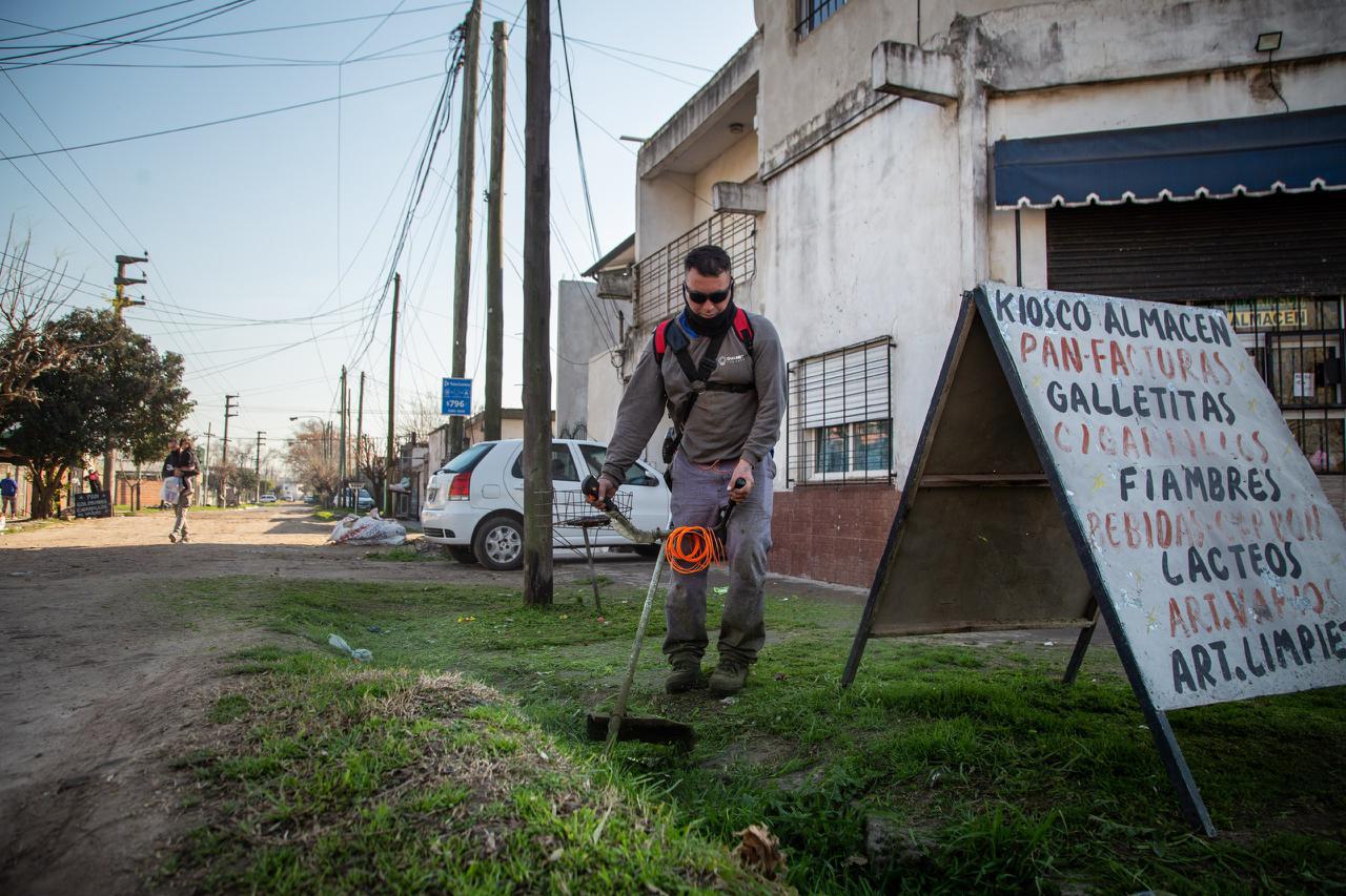 Operativo de limpieza barrio 17 de agosto 1