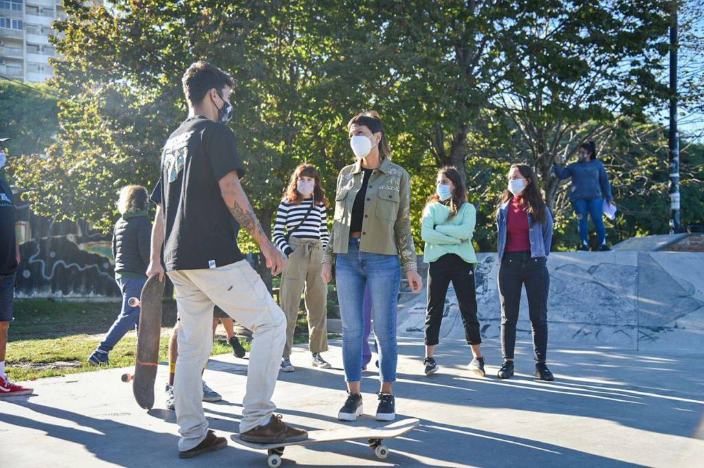 MAYRA INAUGURÓ EL SKATEPARK MUNICIPAL DEL PARQUE DE LA CIUDAD (1)