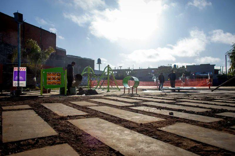 OBRAS PLAZA BARRIO LA PAZ 3