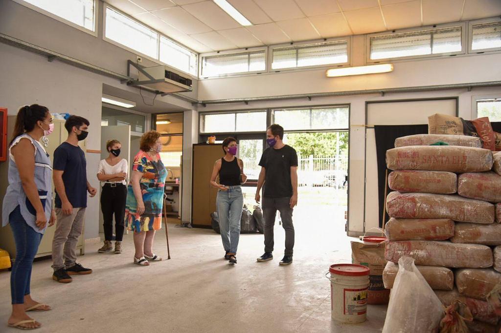 MAYRA RECORRIÓ OBRA DE AMPLIACIÓN JARDÍN 925 4