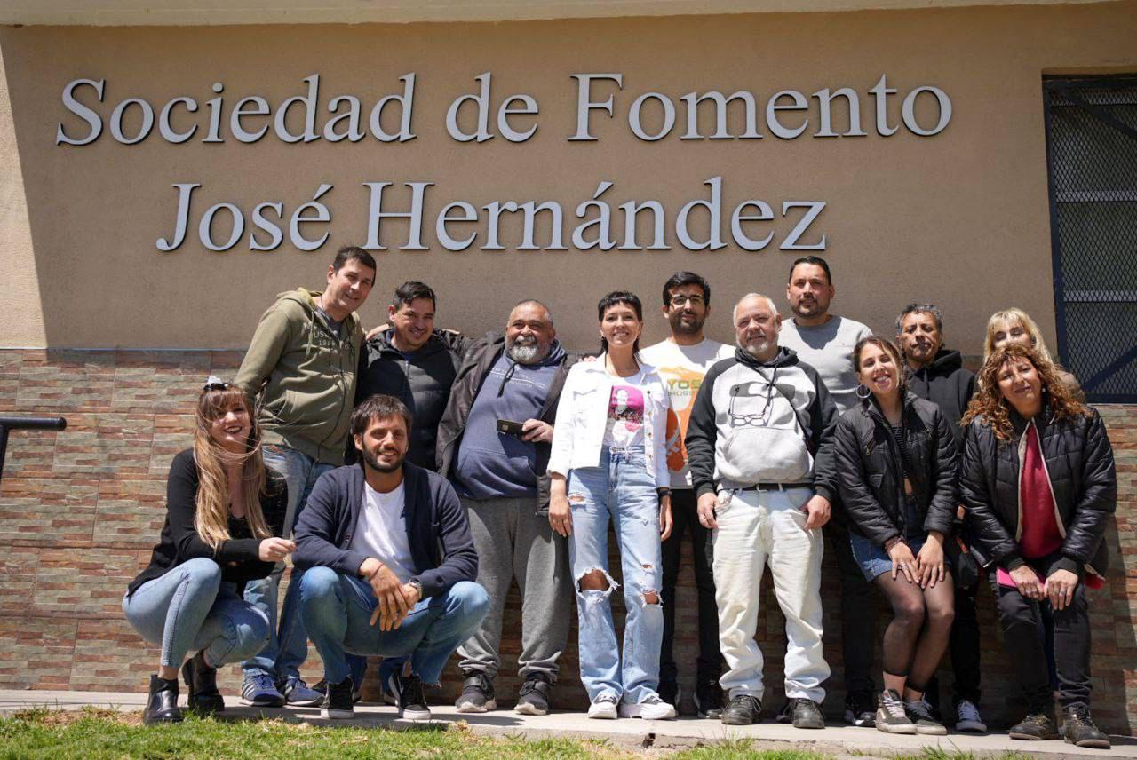 MAYRA RECORRIÓ LAS OBRAS REALIZADAS EN LA SOCIEDAD DE FOMENTO JOSÉ HERNÁNDEZ DE QUILMES OESTE (4)