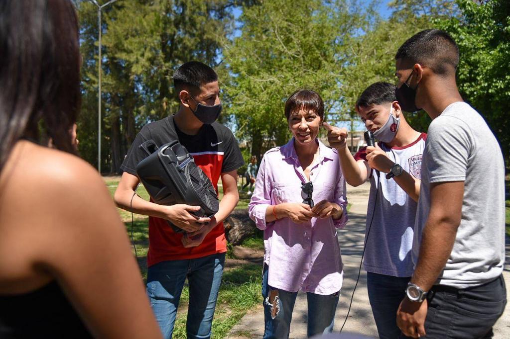 Mayra recorrió la expo quilmes 1