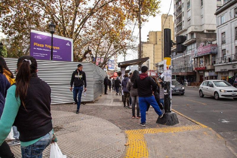 Puesta en valor plaza yrigoyen 1