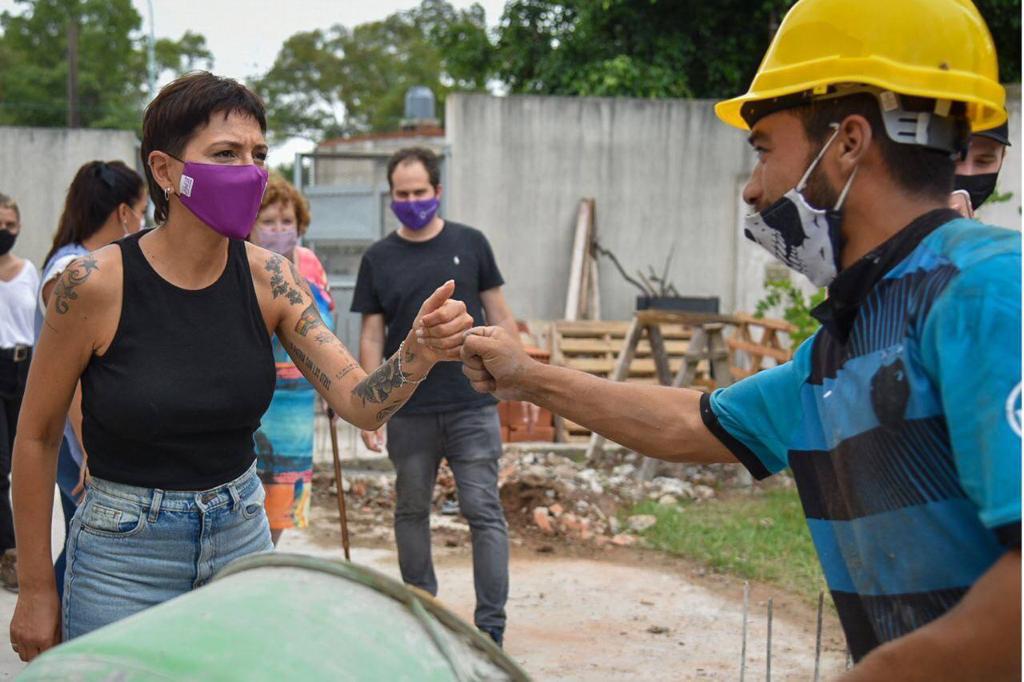 MAYRA RECORRIÓ OBRA DE AMPLIACIÓN JARDÍN 925 2