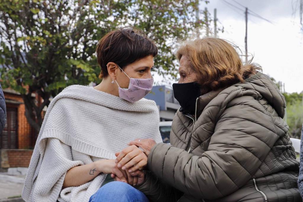 Mayra en el centro de jubilados la primavera 2