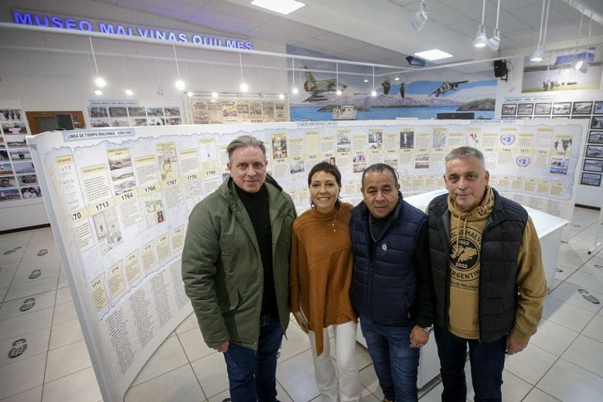 Se inauguró el nuevo recorrido educativo del Museo Malvinas Quilmes 1