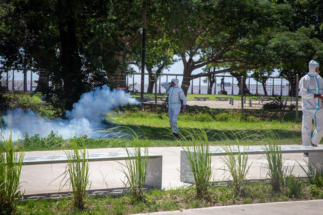 OPERATIVO DE FUMIGACIÓN EN EL PARQUE DE LA RIBERA 4