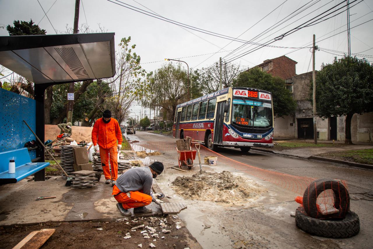 Obras integrales en avenida santa fe 2