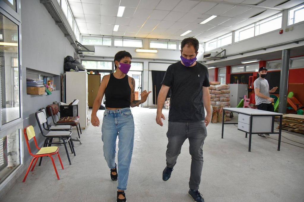 MAYRA RECORRIÓ OBRA DE AMPLIACIÓN JARDÍN 925 3